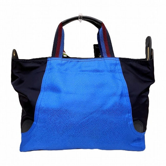 Orobianco Blue Nylon Tote Bag