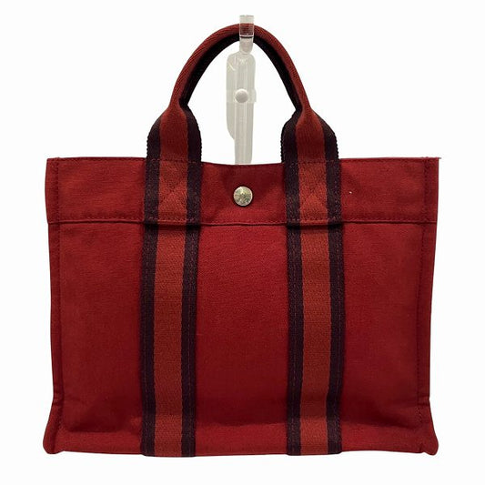 Hermes Canvas Fourre-Tout PM Tote Bag