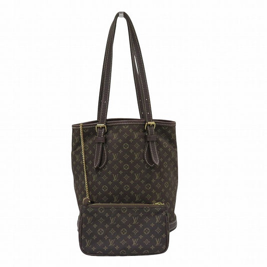 Louis Vuitton Monogram Mini Lin Bucket PM Tote Bag