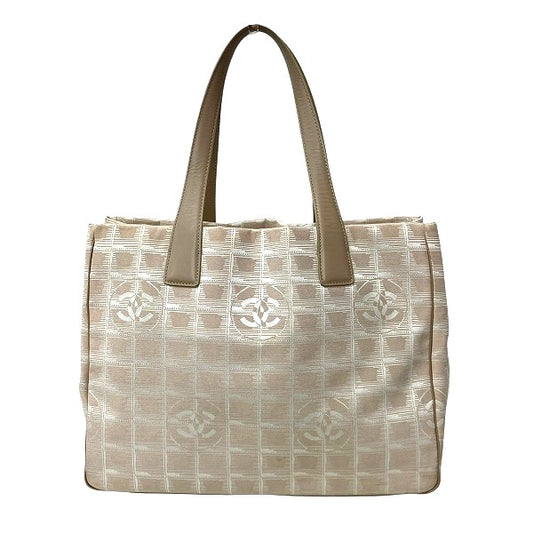 Chanel Nylon Leather Tote Bag