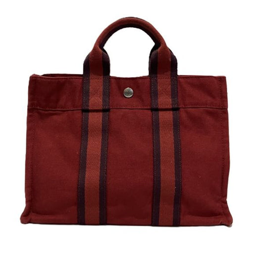 Hermes Canvas Fourre-Tout PM Tote Bag