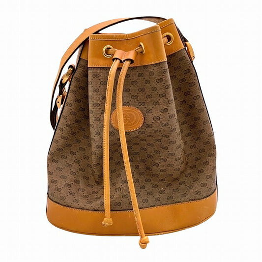 Gucci Micro GG Drawstring Shoulder Bag
