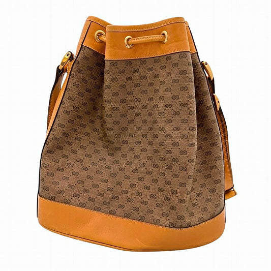 Gucci Micro GG Drawstring Shoulder Bag