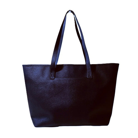 Michael Kors Navy Leather Tote Bag