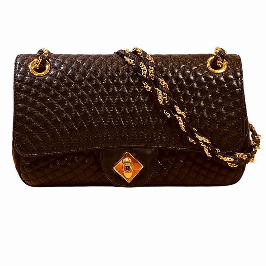 Bally Leather Chain Shoulder Bag