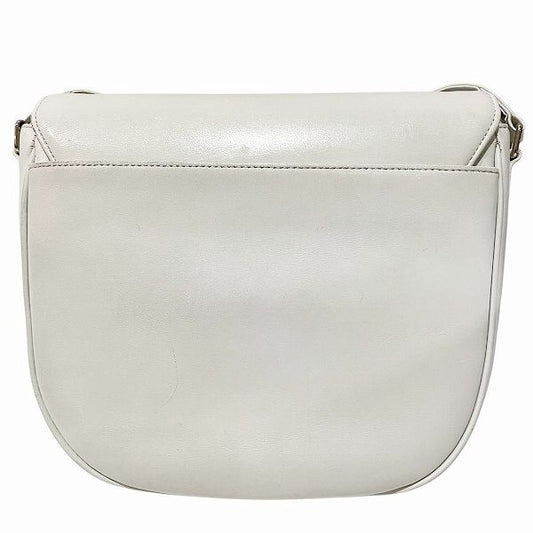 Courreges White Leather Shoulder Bag for Women