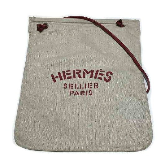 Hermes Aline GM Canvas Leather Shoulder Bag