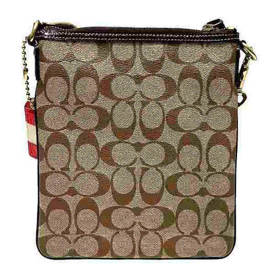 Coach Signature Shoulder Bag 40924 Brown