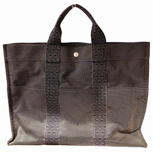 Hermes Canvas Herline MM Tote Bag