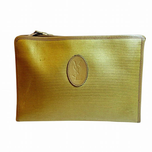 Yves Saint Laurent Beige Clutch Bag