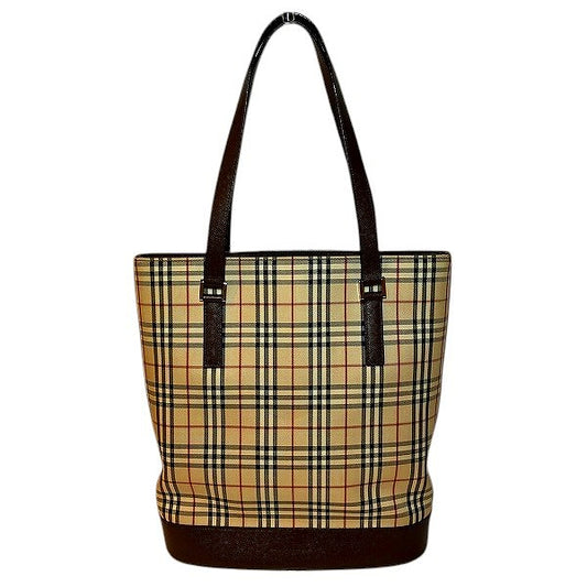 Burberry Nova Check Bucket Handbag