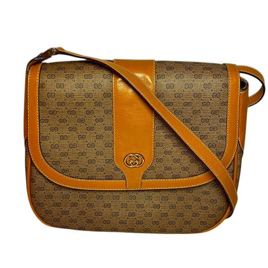 Gucci Old Gucci Shoulder Bag PVC Leather
