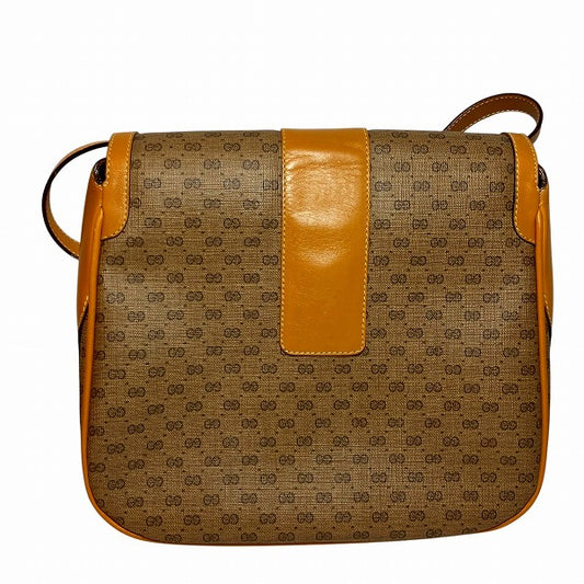 Gucci Old Gucci Shoulder Bag PVC Leather