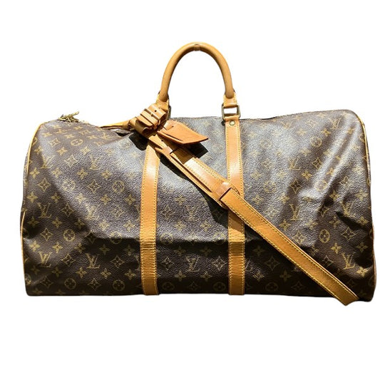 Louis Vuitton Monogram Keepall Bandouliere 55 Bag