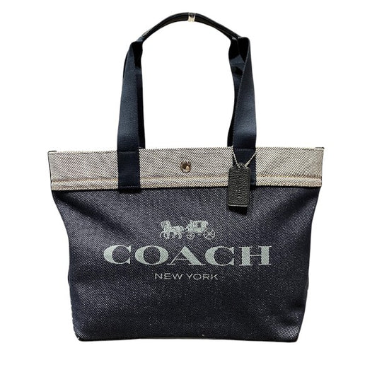 Coach Canvas Leather Tote Bag F39904
