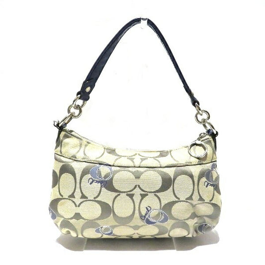 Coach Signature Leather Handbag F18756