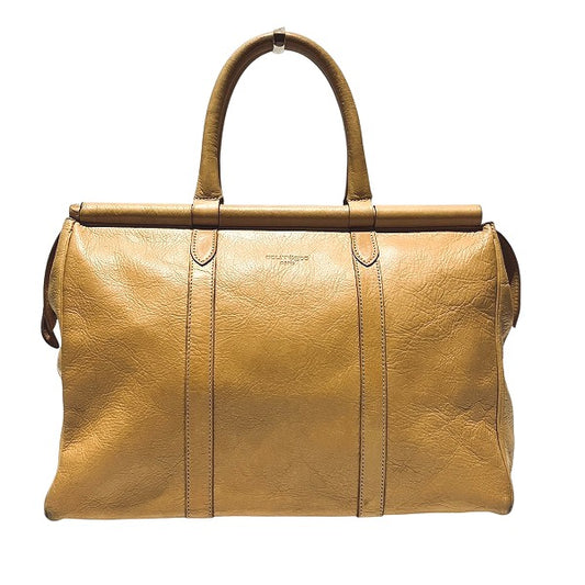 Courreges Mini Boston Leather Handbag