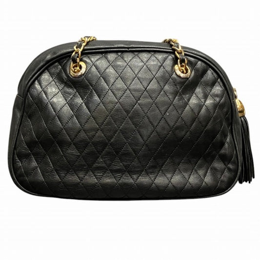 Valentino Orlandi Leather Chain Shoulder Bag