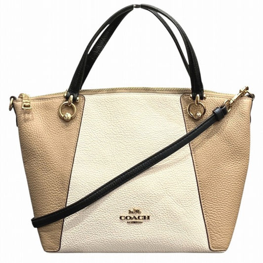 Coach Leather Tote Shoulder Bag C6841