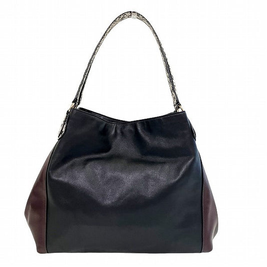 Coach Leather Poppy Edie Tote Bag 36551