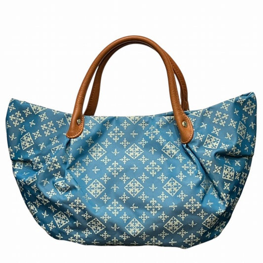 Russet Nylon Leather Tote Bag