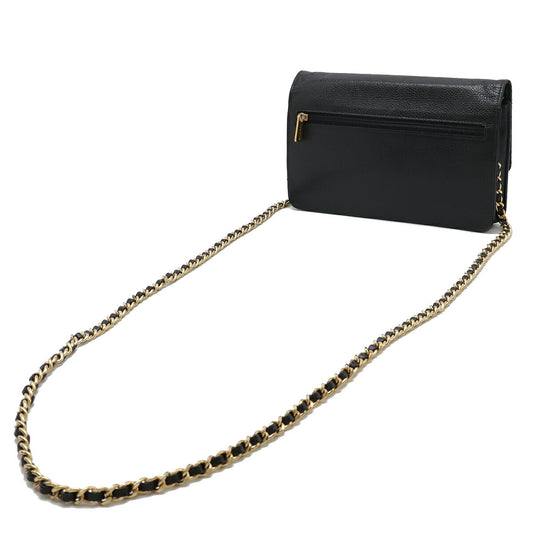Chanel Caviar Chain Wallet Shoulder Bag