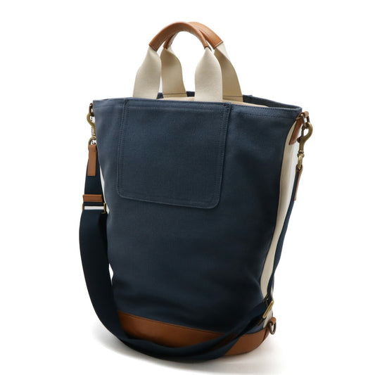 Coach Heritage Canvas Leather 2WAY Tote Bag
