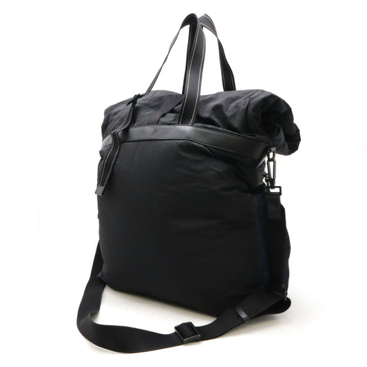 Bottega Veneta Nylon Leather Tote Bag
