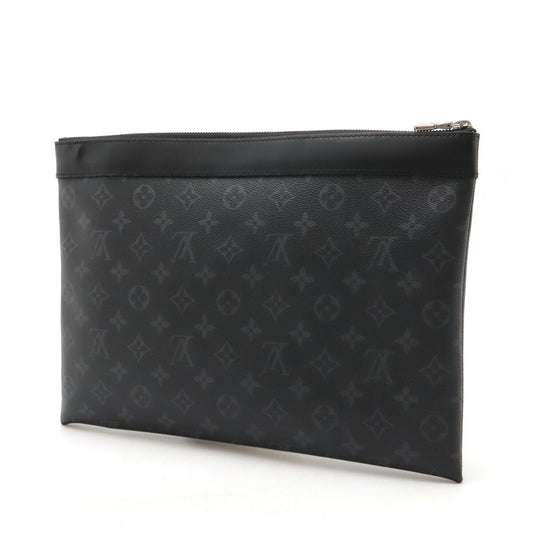 Louis Vuitton Monogram Eclipse Pochette Discovery Clutch M62291