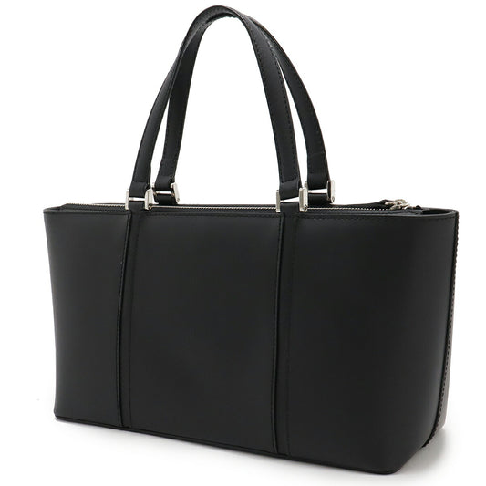 Burberry Leather Handbag Tote Black