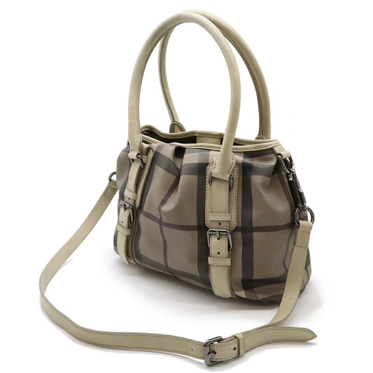 Burberry Smoked Check 2WAY Tote Bag