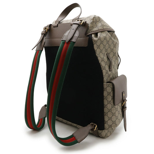 Gucci GG Supreme Backpack PVC Leather