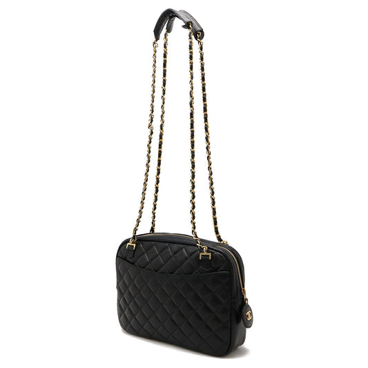 Chanel Lambskin Matelassé Chain Shoulder Bag