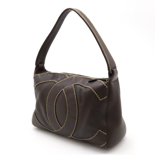 Chanel Leather Coco Mark Shoulder Bag