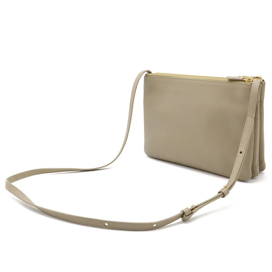 Celine Trio Large Lambskin Shoulder Bag