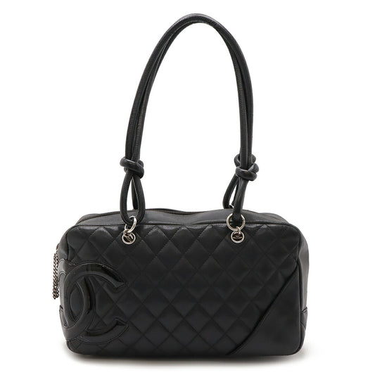 Chanel Cambon Line Bowling Bag Black