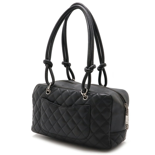 Chanel Cambon Line Bowling Bag Black