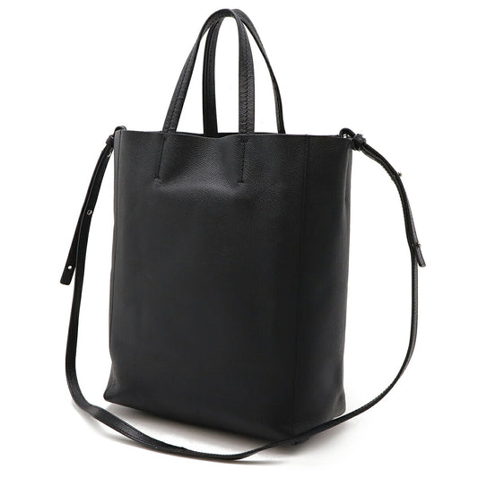 Celine Leather Vertical Cabas Small Tote Bag
