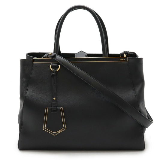 Fendi 2JOURS Leather Handbag 8BH250