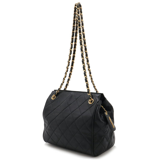 Chanel Lambskin Matelasse Chain Shoulder Tote