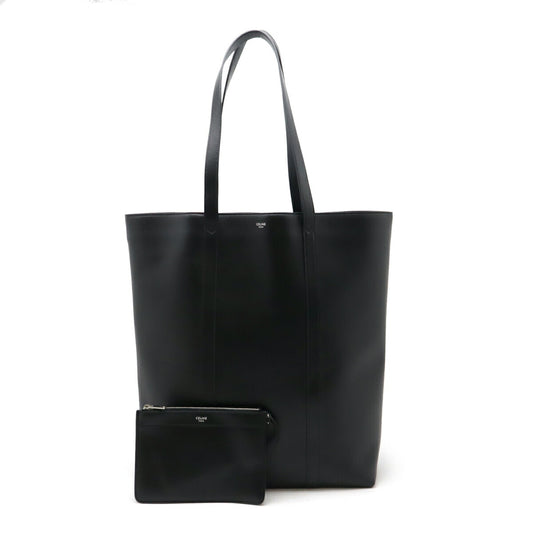 Celine Leather Museum Tote Bag Black