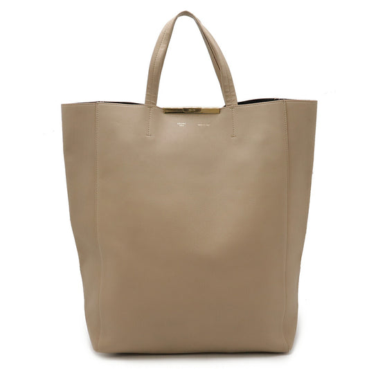 Celine Leather Tote Bag Beige