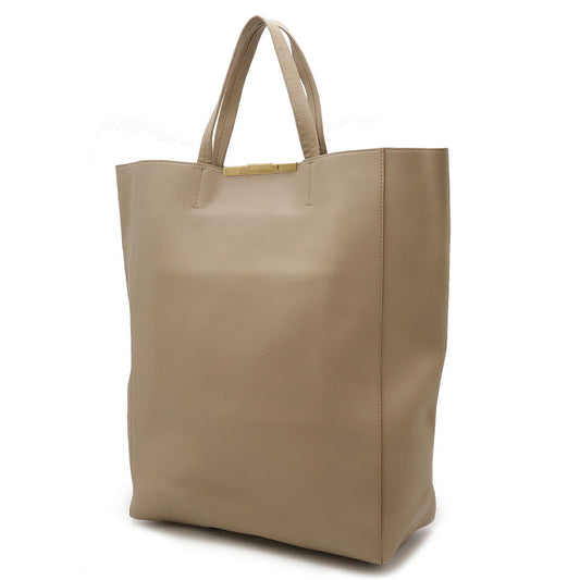 Celine Leather Tote Bag Beige