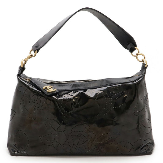 Chanel Camellia Punching Chain Shoulder Bag