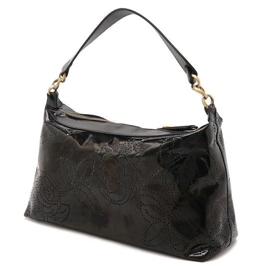 Chanel Camellia Punching Chain Shoulder Bag