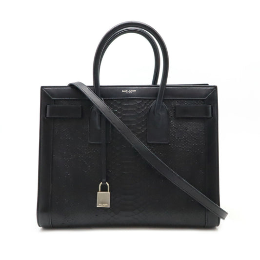 Yves Saint Laurent Python Sac de Jour Handbag