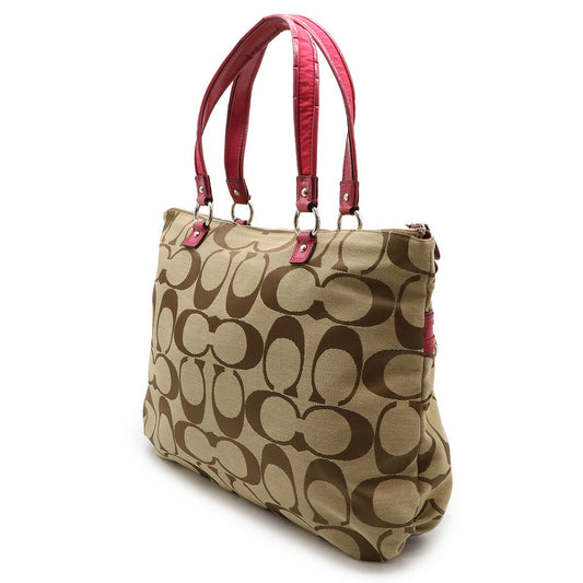 Coach Poppy Signature Tote Bag F22947