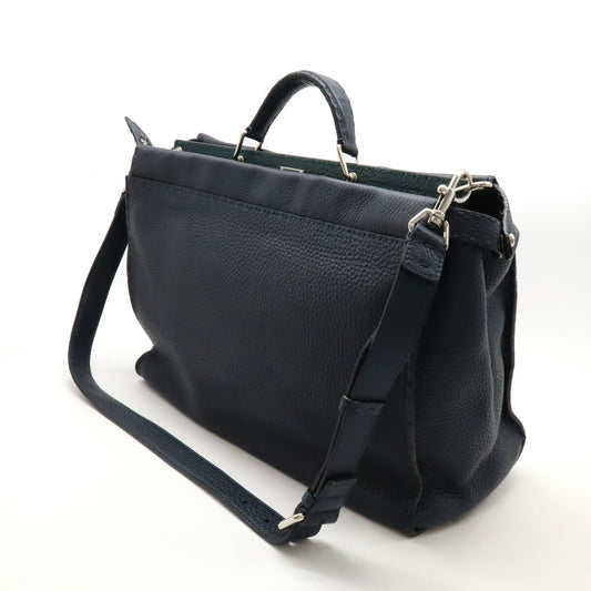 Fendi Peekaboo Leather Business Bag 7VA388