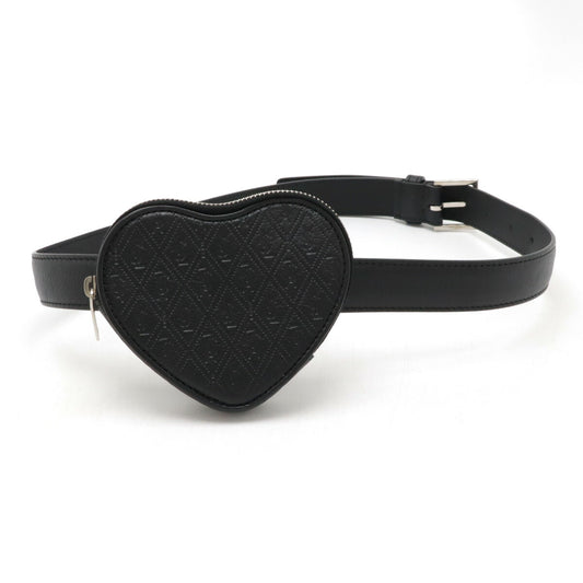 Yves Saint Laurent Leather Heart Waist Pouch