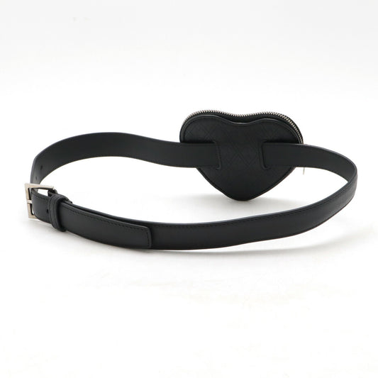 Yves Saint Laurent Leather Heart Waist Pouch